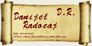 Danijel Radočaj vizit kartica
